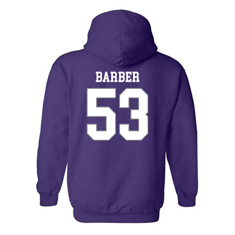 Kansas State - NCAA Football : Lamarcus Barber - Classic Shersey Hooded Sweatshirt-1