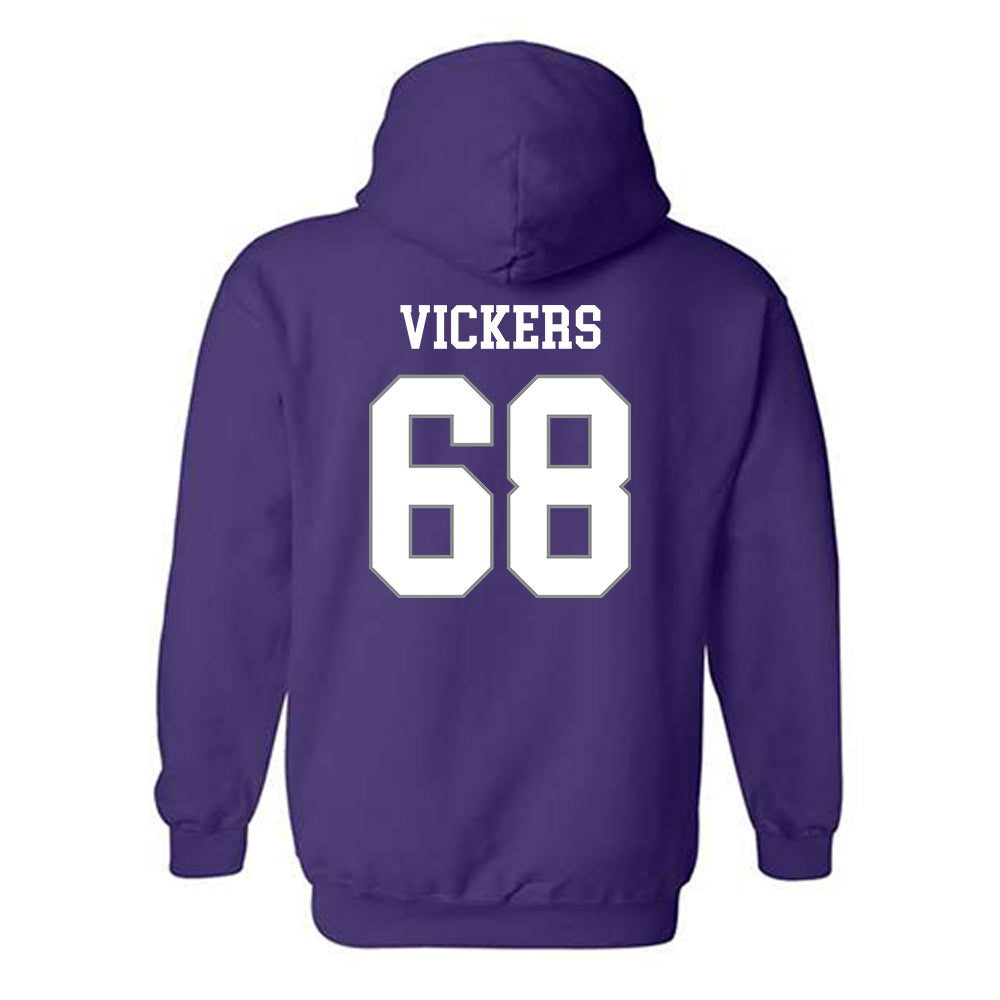 Kansas State - NCAA Football : Joe Vickers - Classic Shersey Hooded Sweatshirt-1
