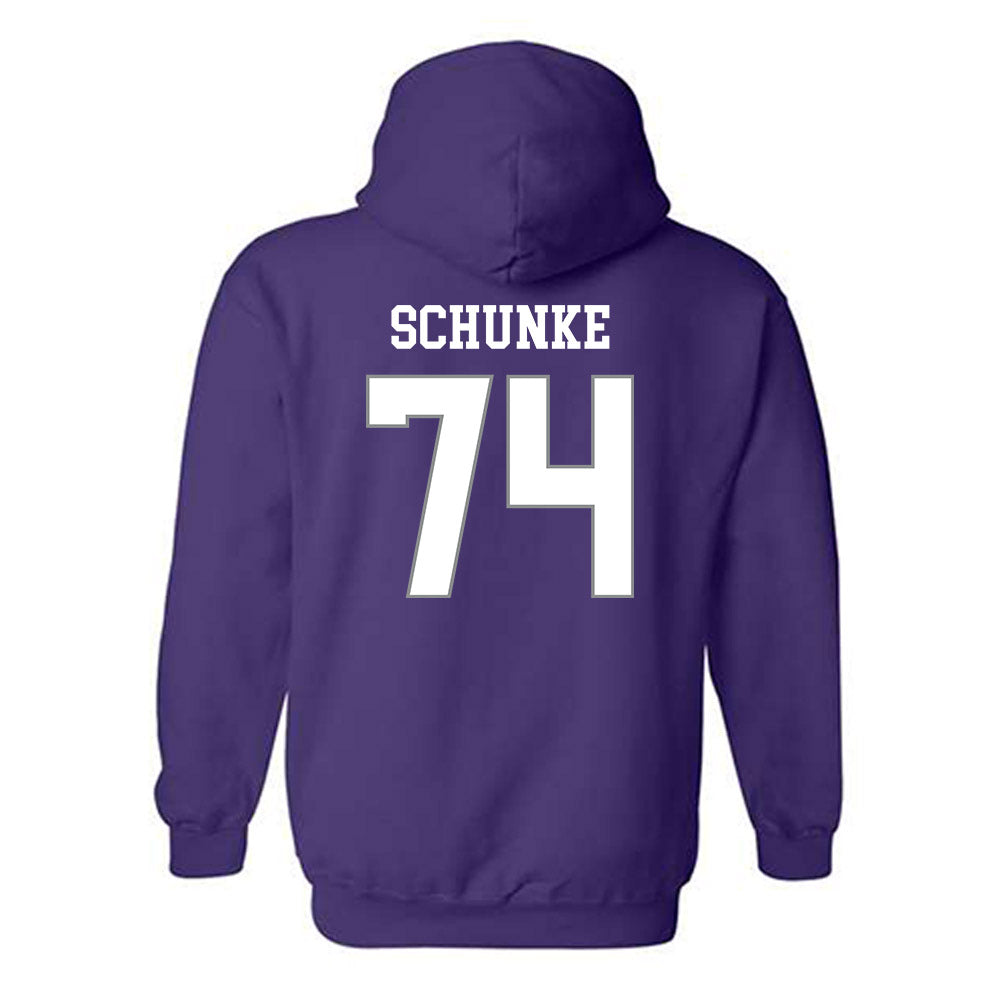 Kansas State - NCAA Football : Navarro Schunke - Classic Shersey Hooded Sweatshirt-1