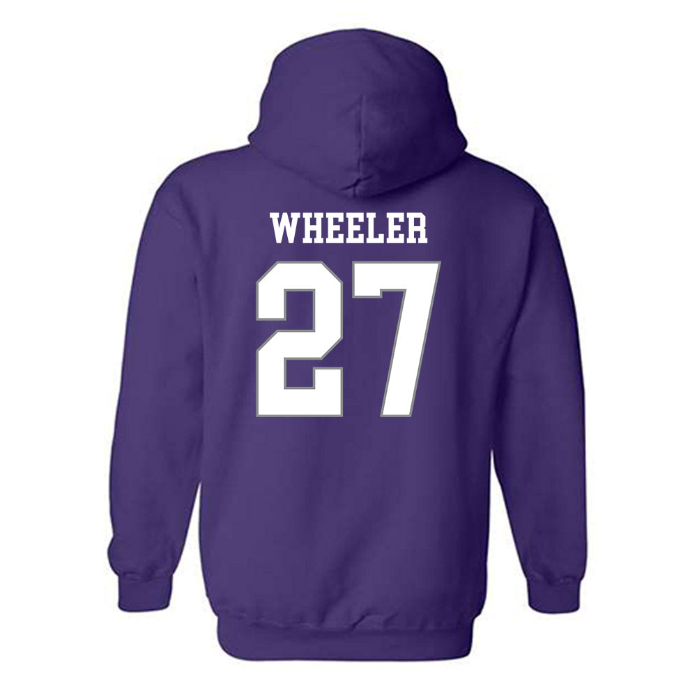 Kansas State - NCAA Football : Ben Wheeler - Classic Shersey Hooded Sweatshirt-1
