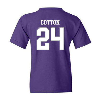 Kansas State - NCAA Women's Basketball : Jenessa Cotton - Classic Shersey Youth T-Shirt-1