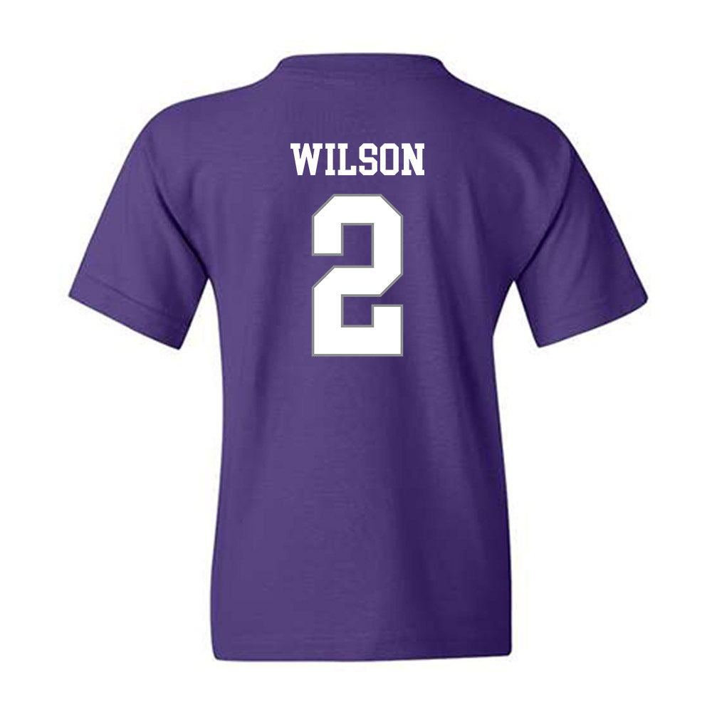 Kansas State - NCAA Men's Basketball : Exavier Wilson - Classic Shersey Youth T-Shirt-1