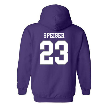 Kansas State - NCAA Women's Basketball : jordan speiser - Classic Shersey Hooded Sweatshirt-1