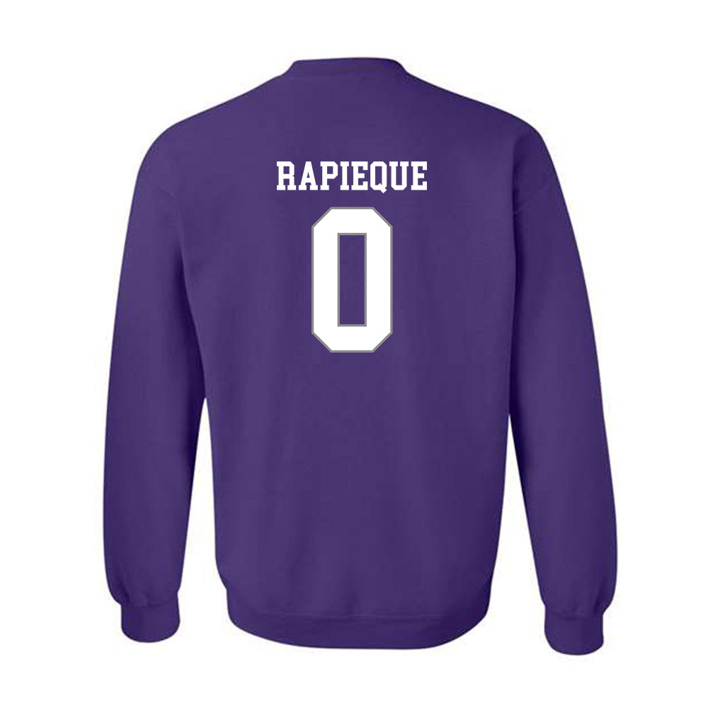 Kansas State - NCAA Men's Basketball : Elias Rapieque - Classic Shersey Crewneck Sweatshirt-1