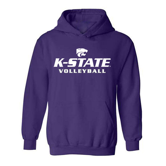 Kansas State - NCAA Women's Volleyball : Chandler Carter - Classic Shersey Hooded Sweatshirt-0