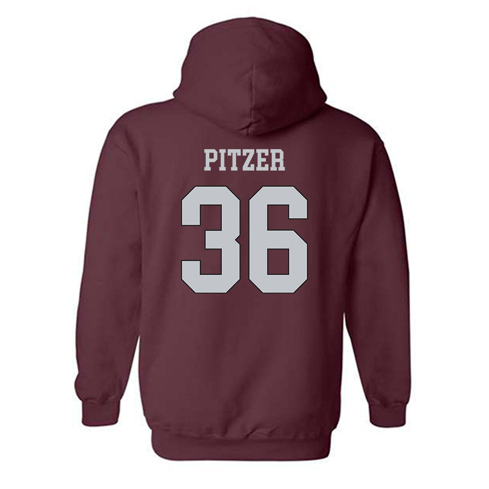 Mississippi State - NCAA Baseball : Tyler Pitzer - Classic Shersey Hooded Sweatshirt-1