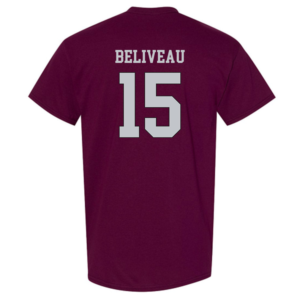 Mississippi State - NCAA Baseball : Tanner Beliveau - Classic Shersey T-Shirt-1