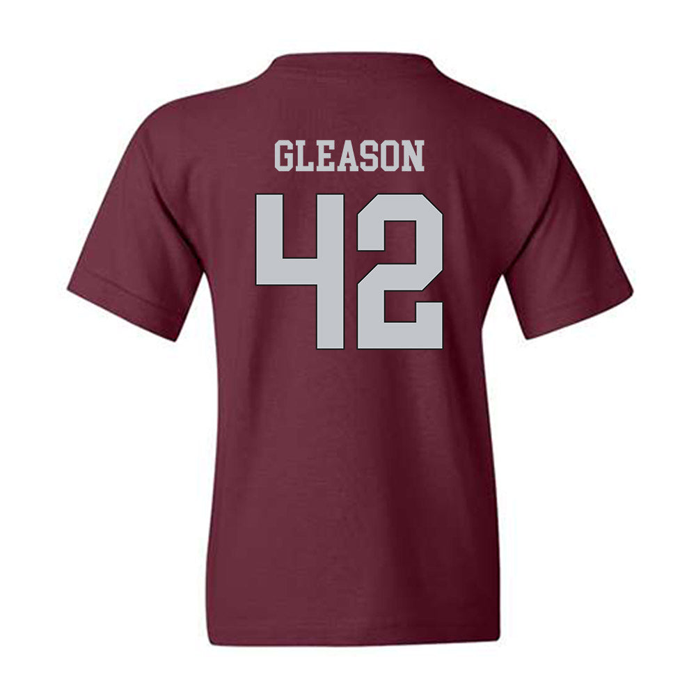 Mississippi State - NCAA Baseball : Jack Gleason - Classic Shersey Youth T-Shirt-1