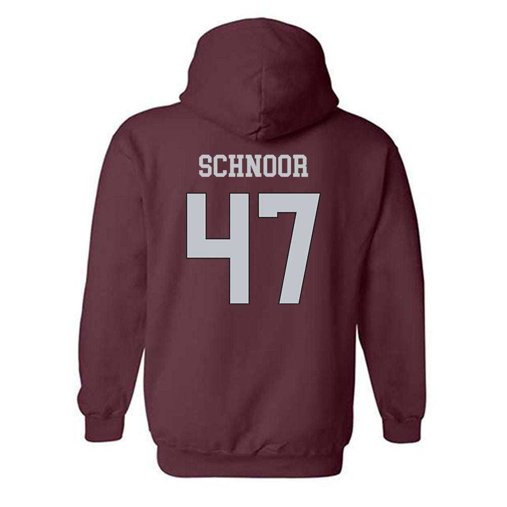 Mississippi State - NCAA Baseball : JT Schnoor - Classic Shersey Hooded Sweatshirt-1