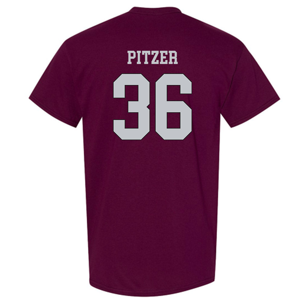 Mississippi State - NCAA Baseball : Tyler Pitzer - Classic Shersey T-Shirt-1