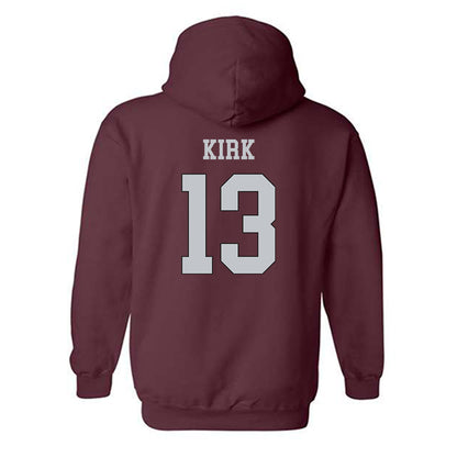Mississippi State - NCAA Baseball : William Kirk - Classic Shersey Hooded Sweatshirt-1