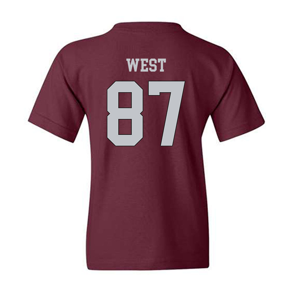 Mississippi State - NCAA Football : Sam West - Sports Shersey Youth T-Shirt-1