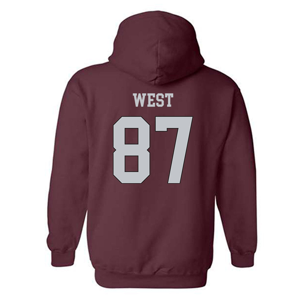 Mississippi State - NCAA Football : Sam West - Sports Shersey Hooded Sweatshirt-1