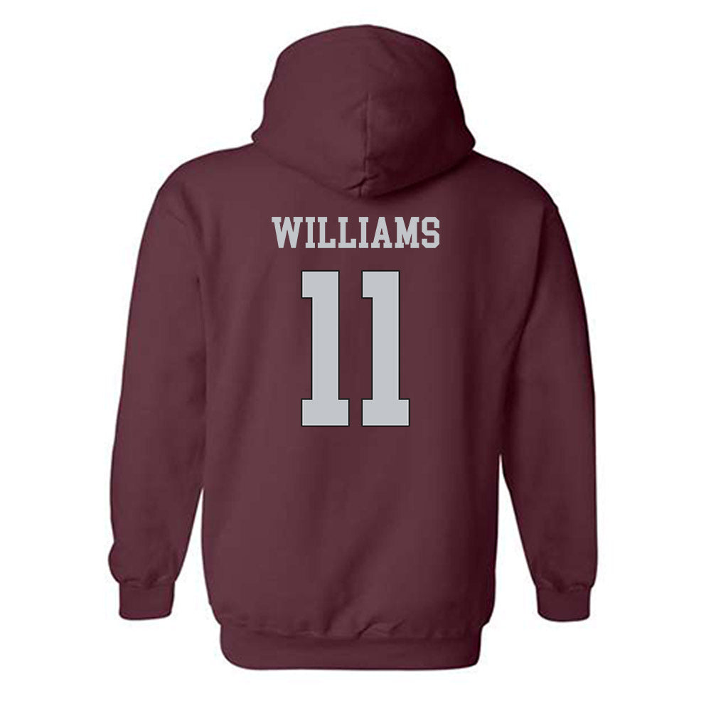 Mississippi State - NCAA Football : Ayden Williams - Sports Shersey Hooded Sweatshirt-1