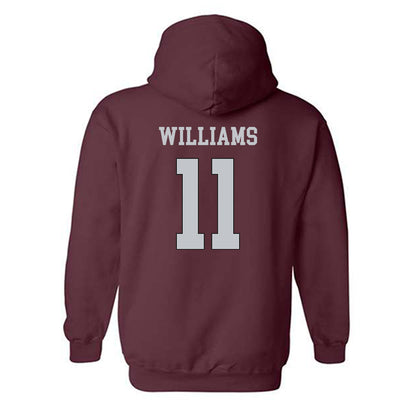 Mississippi State - NCAA Football : Ayden Williams - Sports Shersey Hooded Sweatshirt-1