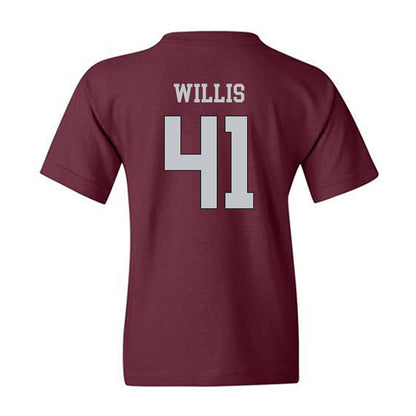 Mississippi State - NCAA Football : Tyshun Willis - Sports Shersey Youth T-Shirt-1