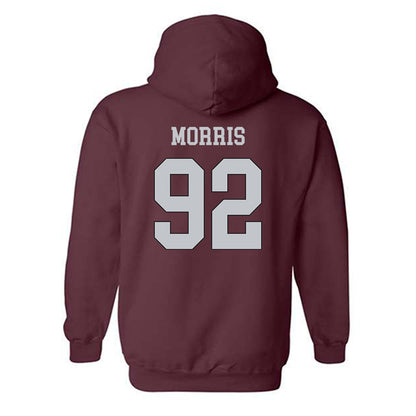 Mississippi State - NCAA Football : Kaleb Morris - Sports Shersey Hooded Sweatshirt-1