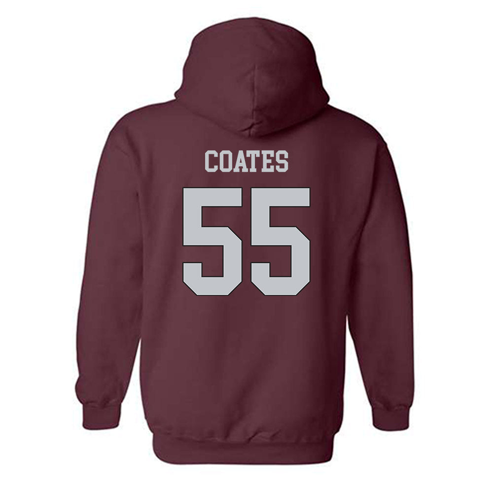 Mississippi State - NCAA Football : Colin Coates - Sports Shersey Hooded Sweatshirt-1