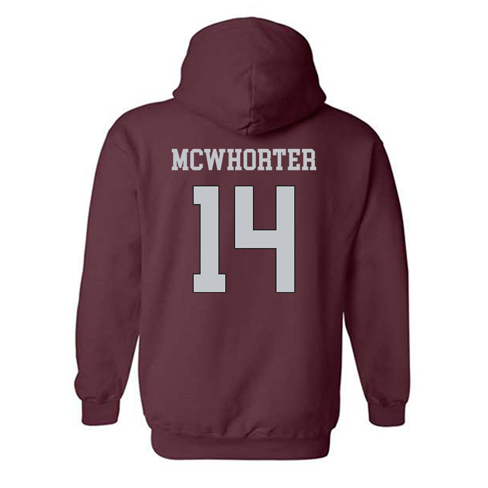 Mississippi State - NCAA Football : Brodie McWhorter - Sports Shersey Hooded Sweatshirt-1