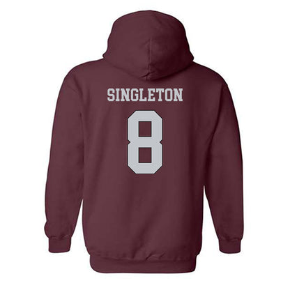 Mississippi State - NCAA Football : Kaylib Singleton - Sports Shersey Hooded Sweatshirt-1