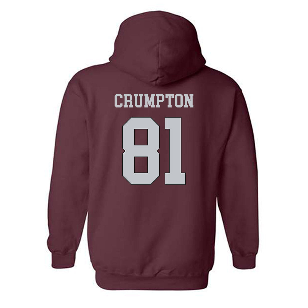 Mississippi State - NCAA Football : Zion Crumpton - Sports Shersey Hooded Sweatshirt-1