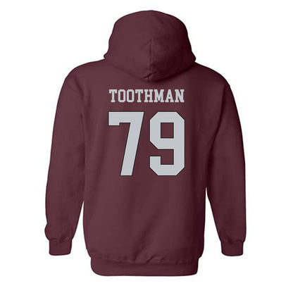 Mississippi State - NCAA Football : Dalton Toothman - Sports Shersey Hooded Sweatshirt-1