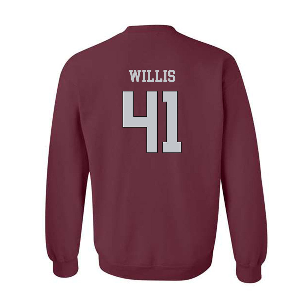Mississippi State - NCAA Football : Tyshun Willis - Sports Shersey Crewneck Sweatshirt-1