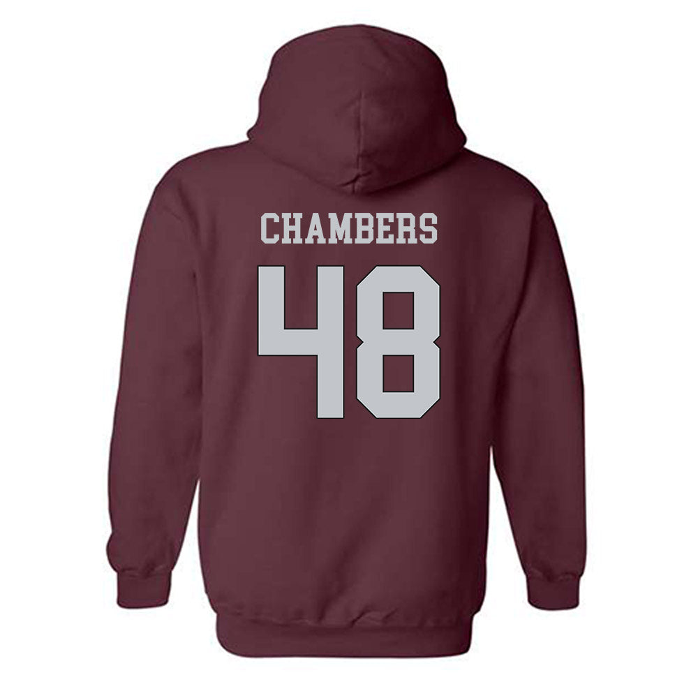 Mississippi State - NCAA Football : Hayden Chambers - Sports Shersey Hooded Sweatshirt-1