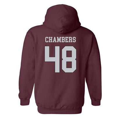 Mississippi State - NCAA Football : Hayden Chambers - Sports Shersey Hooded Sweatshirt-1
