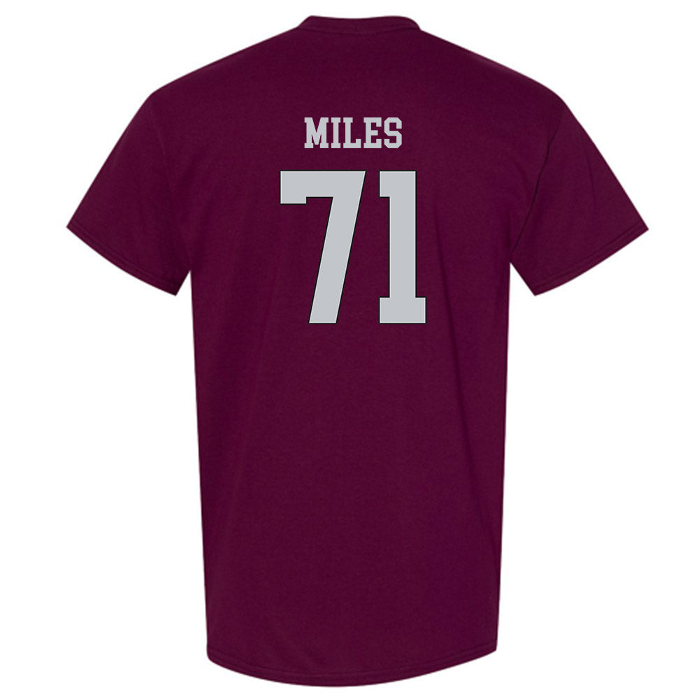 Mississippi State - NCAA Football : Saquon Miles - Sports Shersey T-Shirt-1