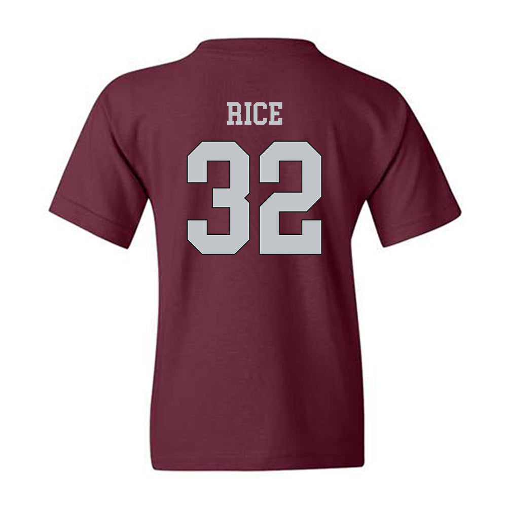 Mississippi State - NCAA Football : AJ Rice - Sports Shersey Youth T-Shirt-1