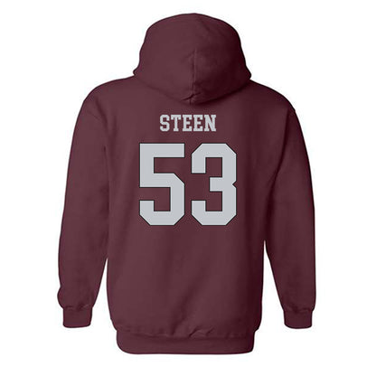Mississippi State - NCAA Football : Dylan Steen - Sports Shersey Hooded Sweatshirt-1