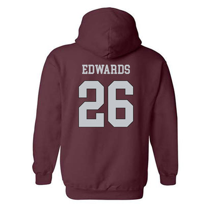 Mississippi State - NCAA Football : Emily Edwards - Sports Shersey Hooded Sweatshirt-1