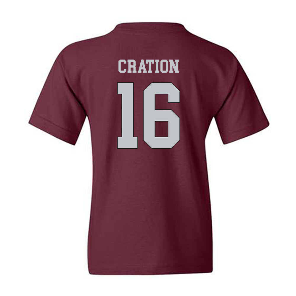 Mississippi State - NCAA Football : Jayden Cration - Sports Shersey Youth T-Shirt-1