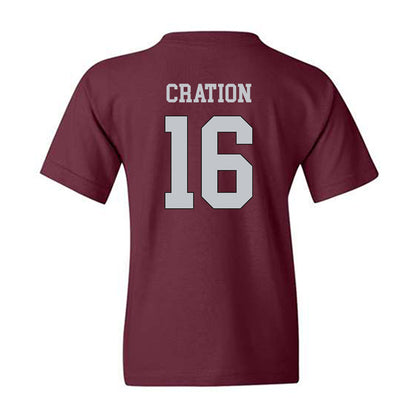 Mississippi State - NCAA Football : Jayden Cration - Sports Shersey Youth T-Shirt-1