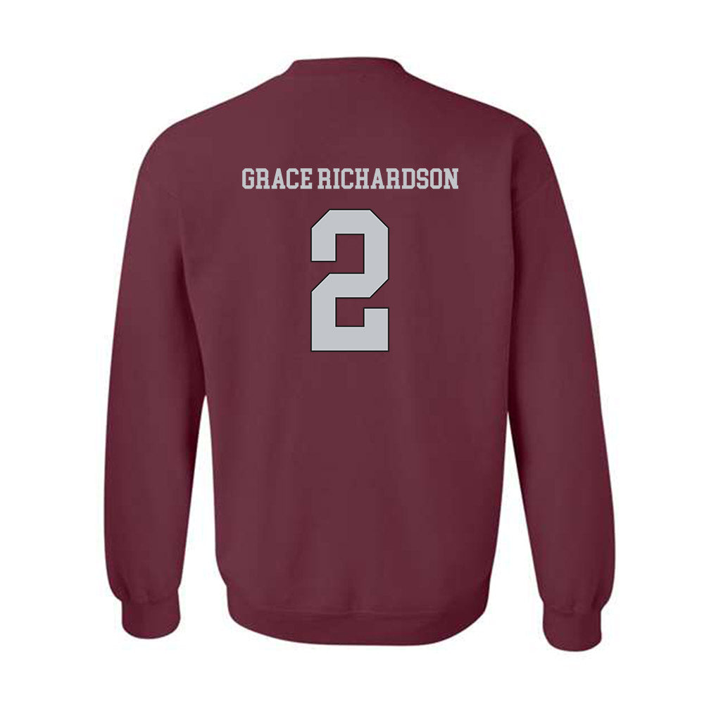 Mississippi State - NCAA Softball : Abby Grace Richardson - Sports Shersey Crewneck Sweatshirt-1