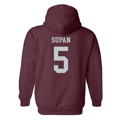 Mississippi State - NCAA Softball : Allyson Supan - Sports Shersey Hooded Sweatshirt-1