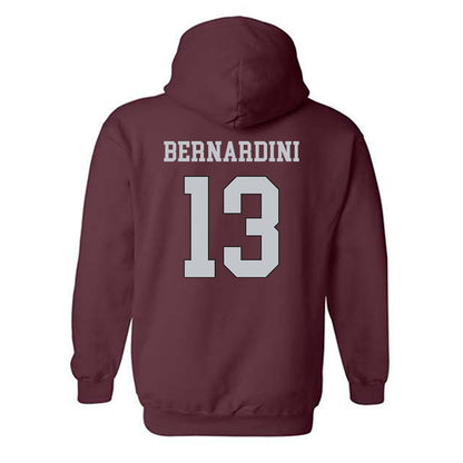 Mississippi State - NCAA Softball : Morgan Bernardini - Sports Shersey Hooded Sweatshirt-1