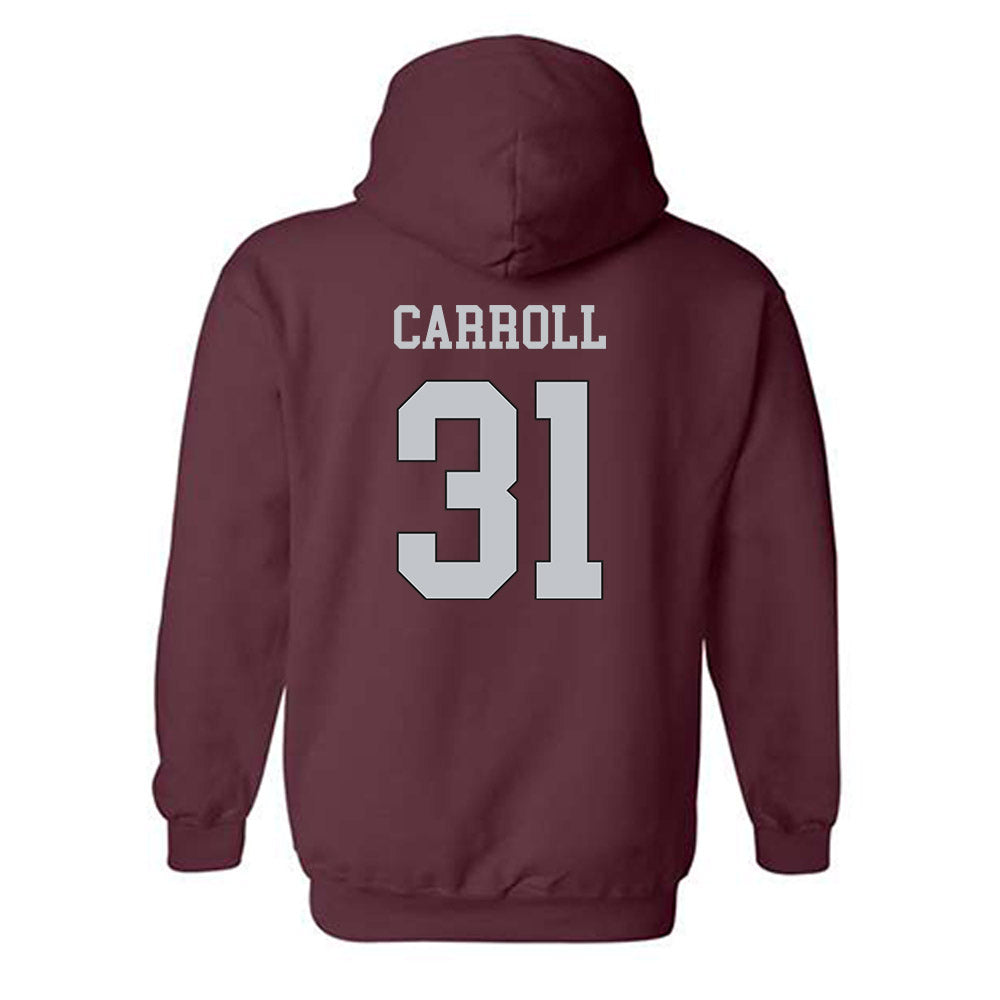 Mississippi State - NCAA Softball : Sydney Carroll - Sports Shersey Hooded Sweatshirt-1