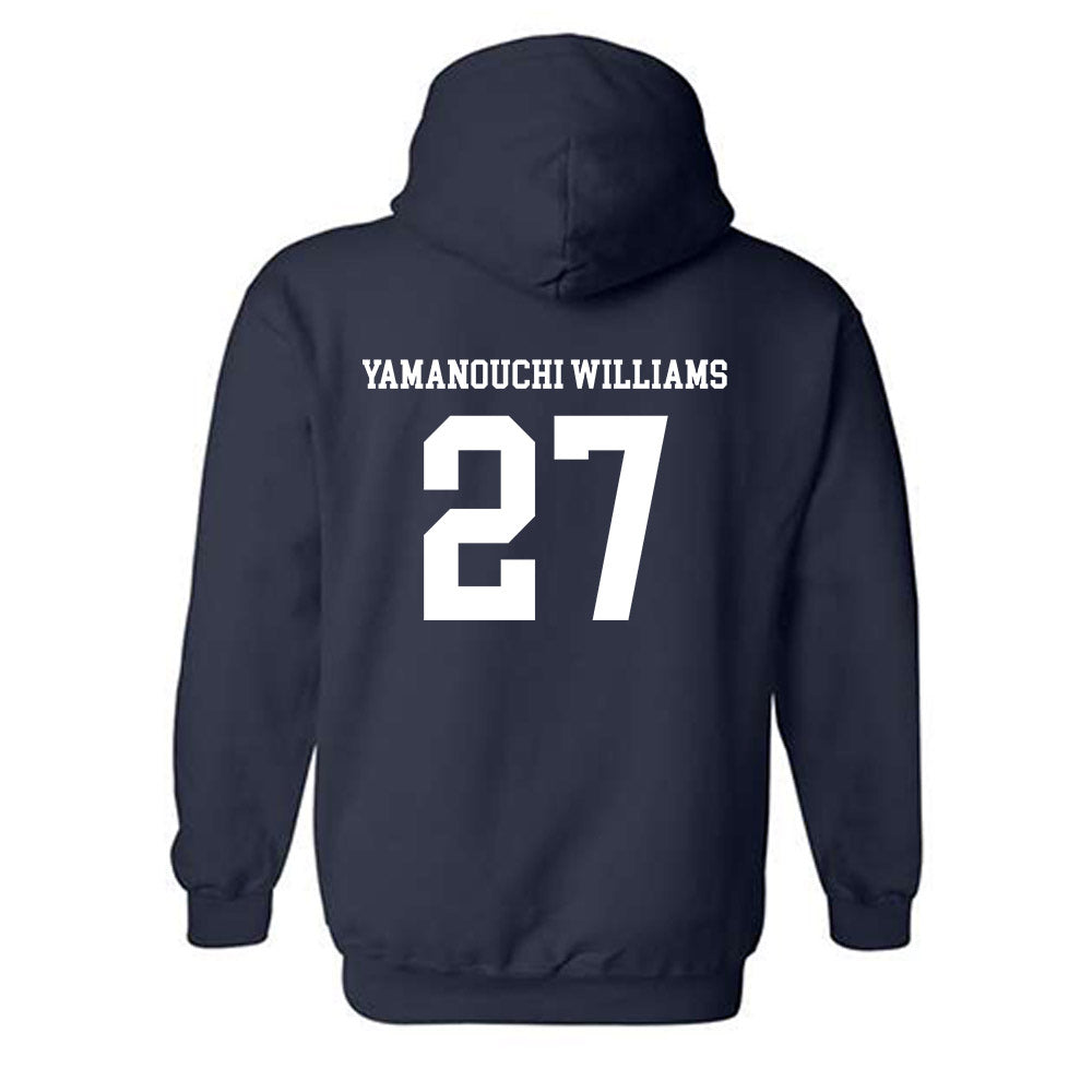 Oral Roberts - NCAA Men's Basketball : Yuto Yamanouchi williams - Classic Shersey Hooded Sweatshirt-1