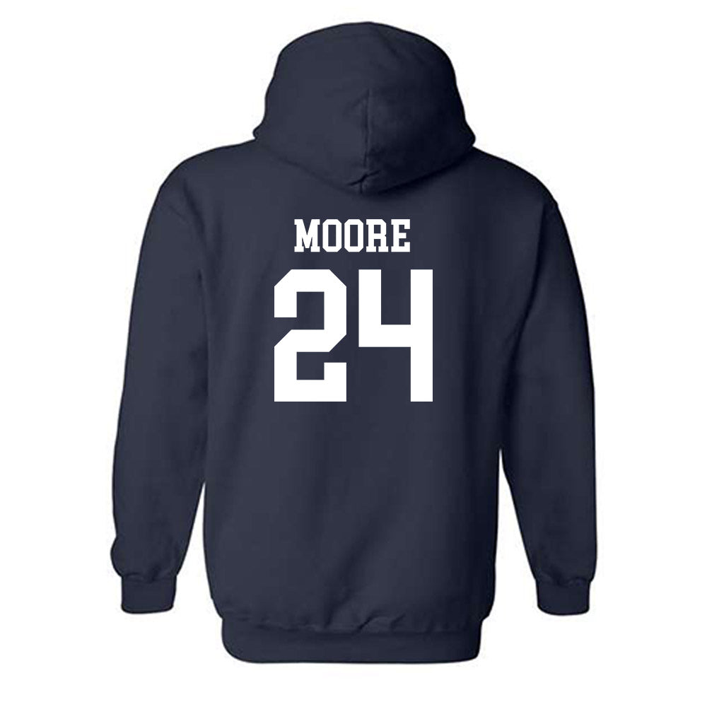 Oral Roberts - NCAA Men's Basketball : Josiah Moore - Hooded Sweatshirt-1