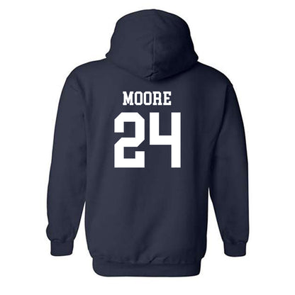 Oral Roberts - NCAA Men's Basketball : Josiah Moore - Hooded Sweatshirt-1