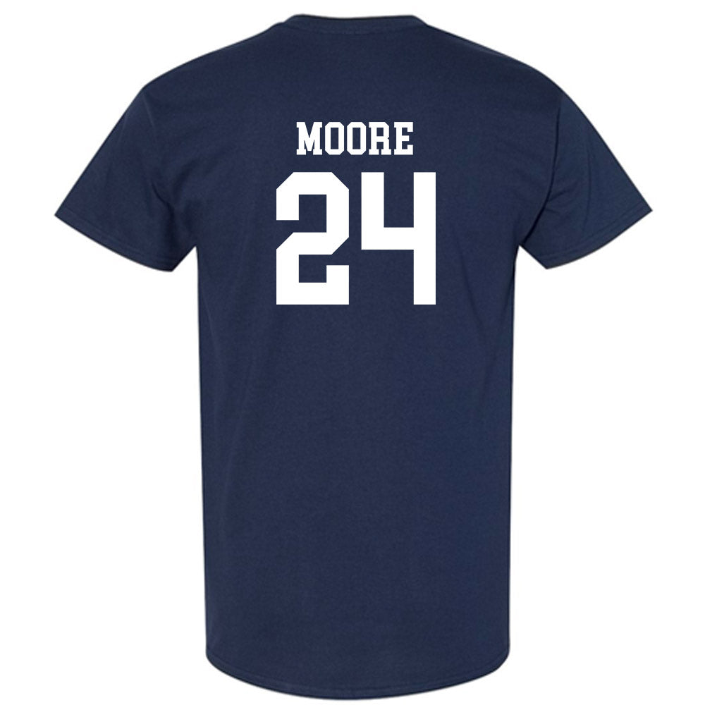 Oral Roberts - NCAA Men's Basketball : Josiah Moore - T-Shirt-1