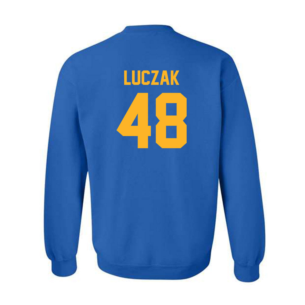 Pittsburgh - NCAA Baseball : Andrew Luczak - Classic Shersey Crewneck Sweatshirt-1