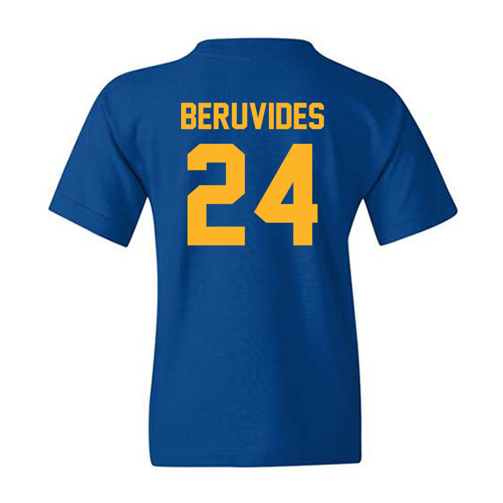 Pittsburgh - NCAA Baseball : Freddy Beruvides - Classic Shersey Youth T-Shirt-1