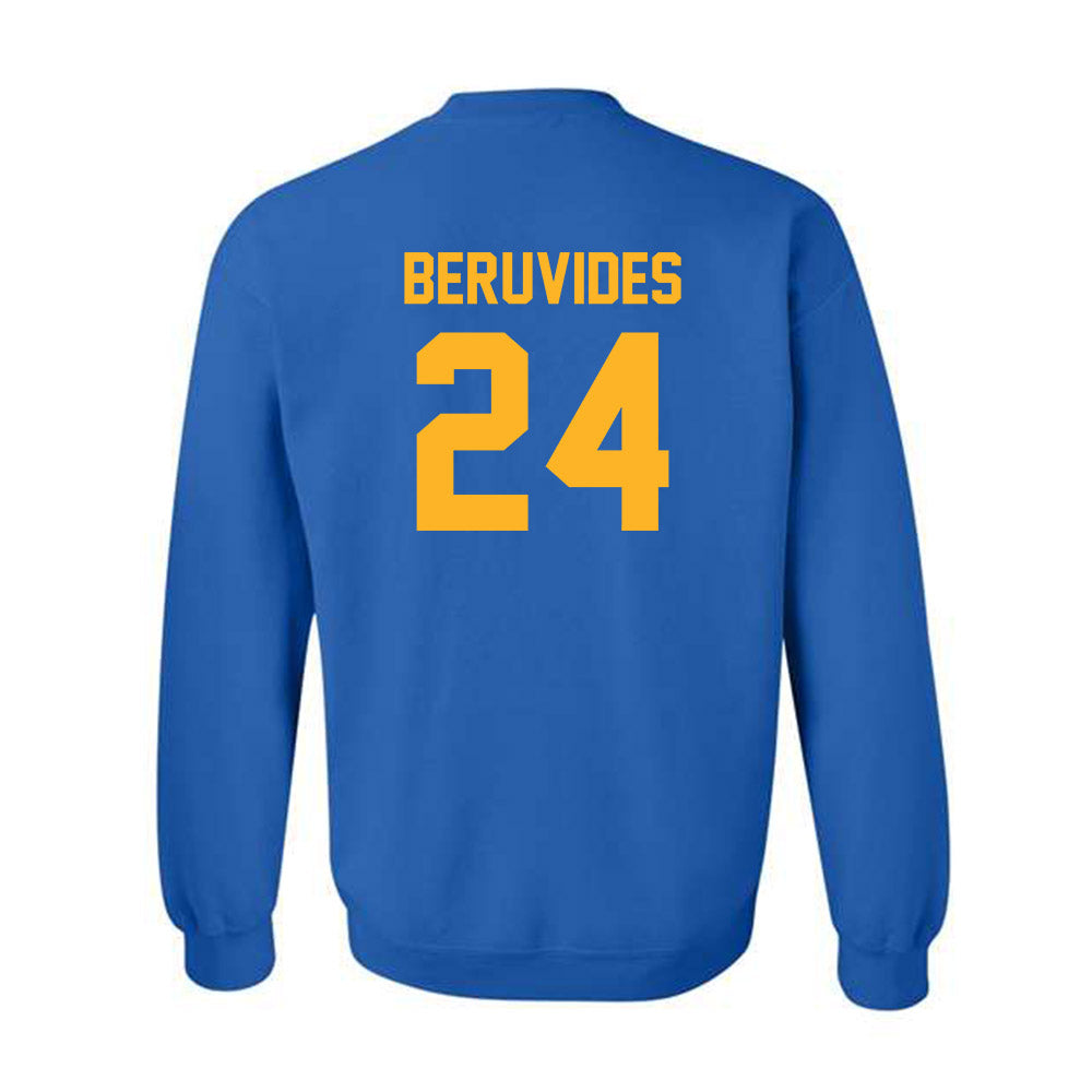 Pittsburgh - NCAA Baseball : Freddy Beruvides - Classic Shersey Crewneck Sweatshirt-1