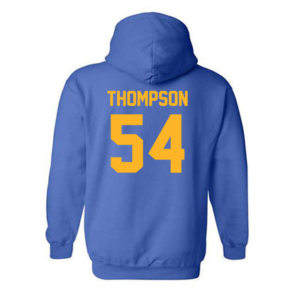 Pittsburgh - NCAA Football : Justin Thompson - Classic Shersey Hooded Sweatshirt-1