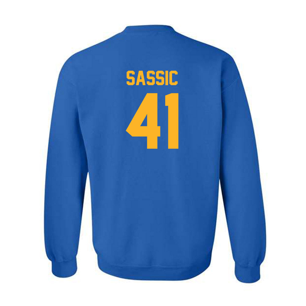 Pittsburgh - NCAA Football : Jake Sassic - Classic Shersey Crewneck Sweatshirt-1