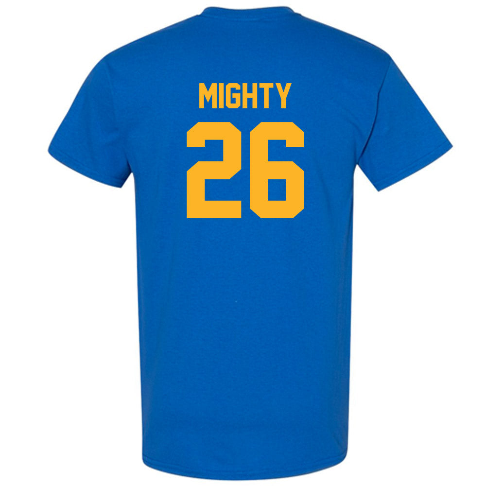 Pittsburgh - NCAA Men's Basketball : Armani Mighty - Classic Shersey T-Shirt-1