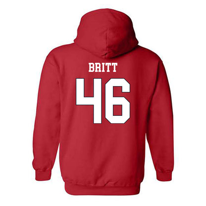 St. Johns - NCAA Baseball : Sean Britt - Classic Shersey Hooded Sweatshirt-1